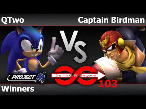 IaB! 103 - QTwo (Sonic, Mewtwo) vs Captain Birdman (C Falcon) Winners - PM