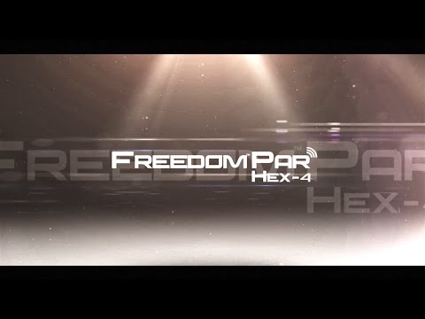 Chauvet DJ Freedom Par Hex-4 LED Lighting (Black, 4-Pack)