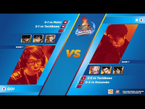 GO1 vs B - FT5 | Liga Nacional - Japón - Semana 3 | Dragon Ball FighterZ