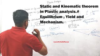 Static ( lower Bound) and Kinematic (Upper Bound)  theorem in Plastic analysis