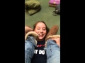 Girl cracks her head open and laughs about it... - Sinopah Horn Girl cracks her head open and laughs about it...