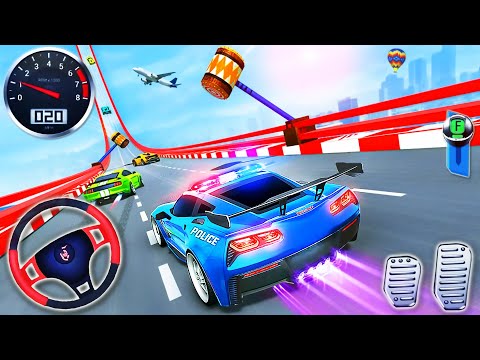 Police Car Driving Stunts Racing - Impossible Ramp Car Simulator - Android GamePlay #2