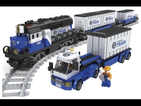 Конструкторы Ausini, серия Поезд (лего-формат)