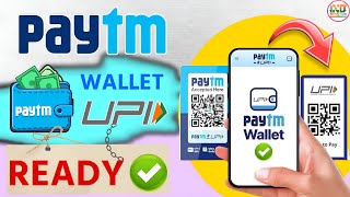 Paytm wallet upi linking ready | paytm wallet upi money transfer | wallet upi payment charges