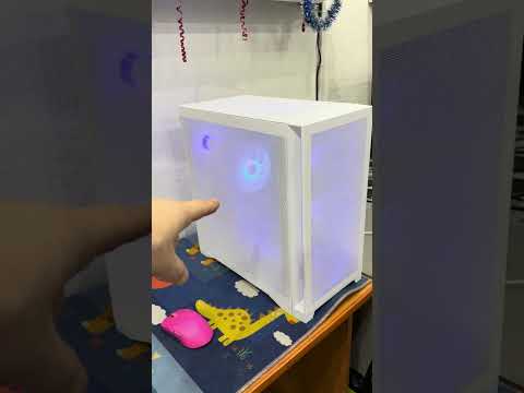 фото игровой пк в белом корпусе: ryzen 5 5600x + rx 6600 xt. стильно, мощно, для full hd игр. 0