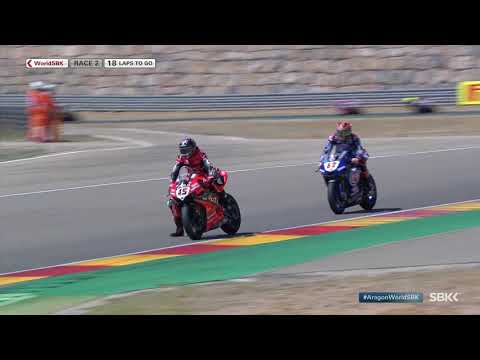 First laps from Aragon Race 2