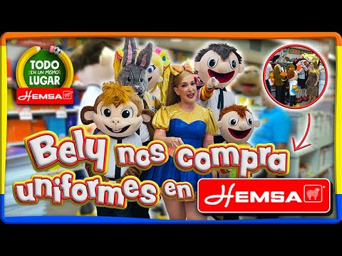 Bely nos compra uniformes en Hemsa - Bely y Beto