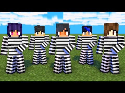 MONSTER SCHOOL : SIMPLE DIMPLE PRISON APHMAU AND FRIENDS - MINECRAFT ANIMATION
