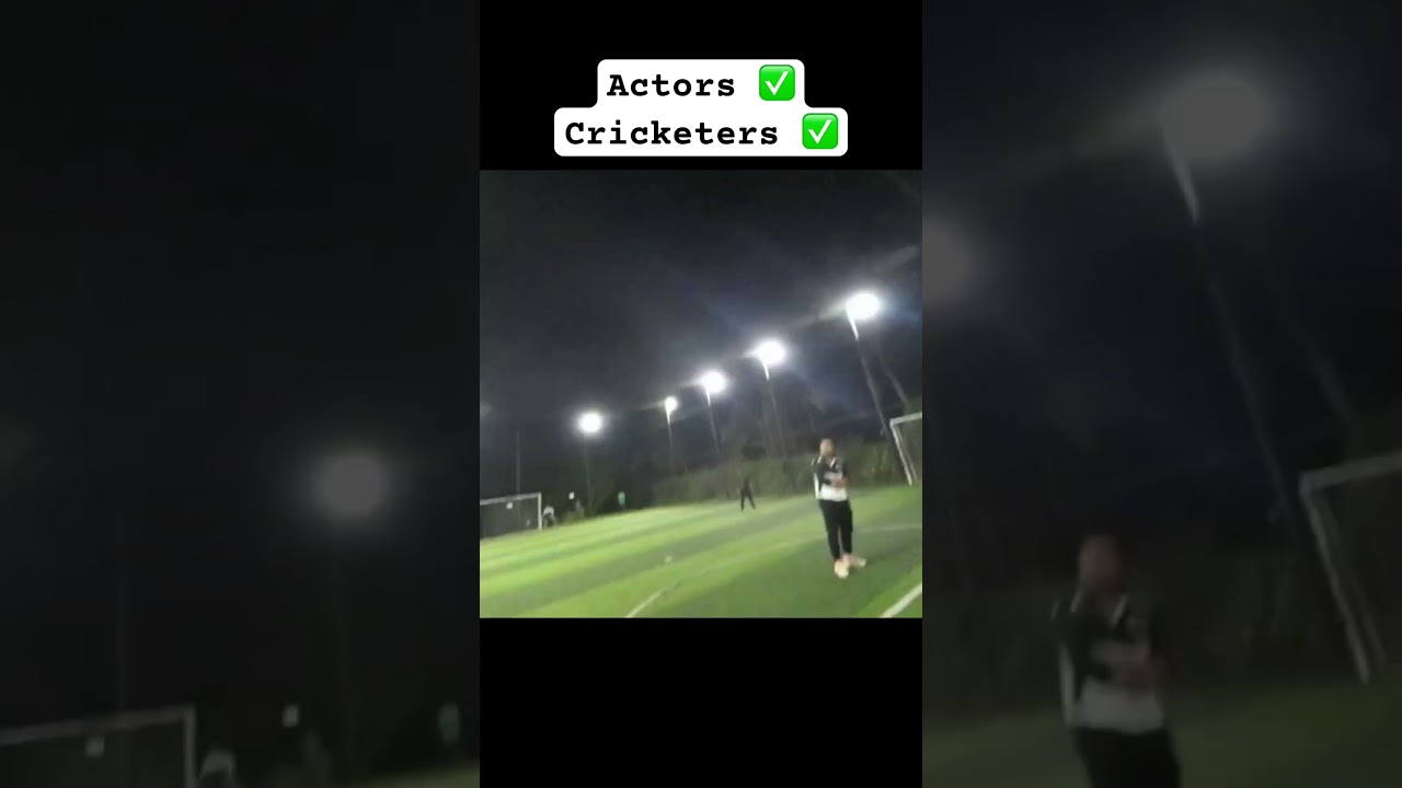 Cricketers turned actors be like🤩
