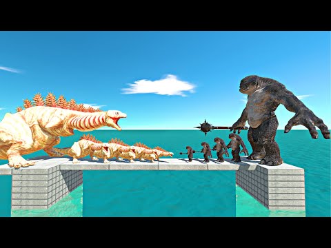 Growing Kamata Kun vs Growing Troll - Animal Revolt Battle Simulator