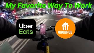 Using Gig Apps How They Were Intended | Uber Eats & Grubhub Dinner Shift In NYC