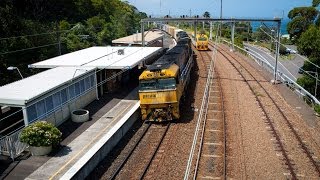 preview picture of video 'Trainspotting At Coalcliff Railway Station NSW'