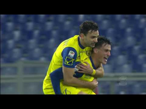 Il gol di Inglese - Lazio - Chievo 0-1 - Giornata 22 - Serie A TIM 2016/17