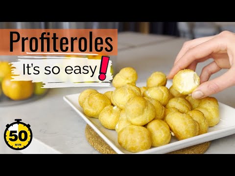 5 Ingredients Profiteroles Recipe Step by Step