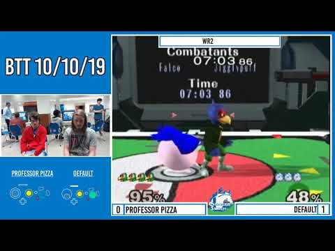 BTT 10/10/19: Melee Singles - Winners Round 2, Professor Pizza (Falco) vs Default (Puff)