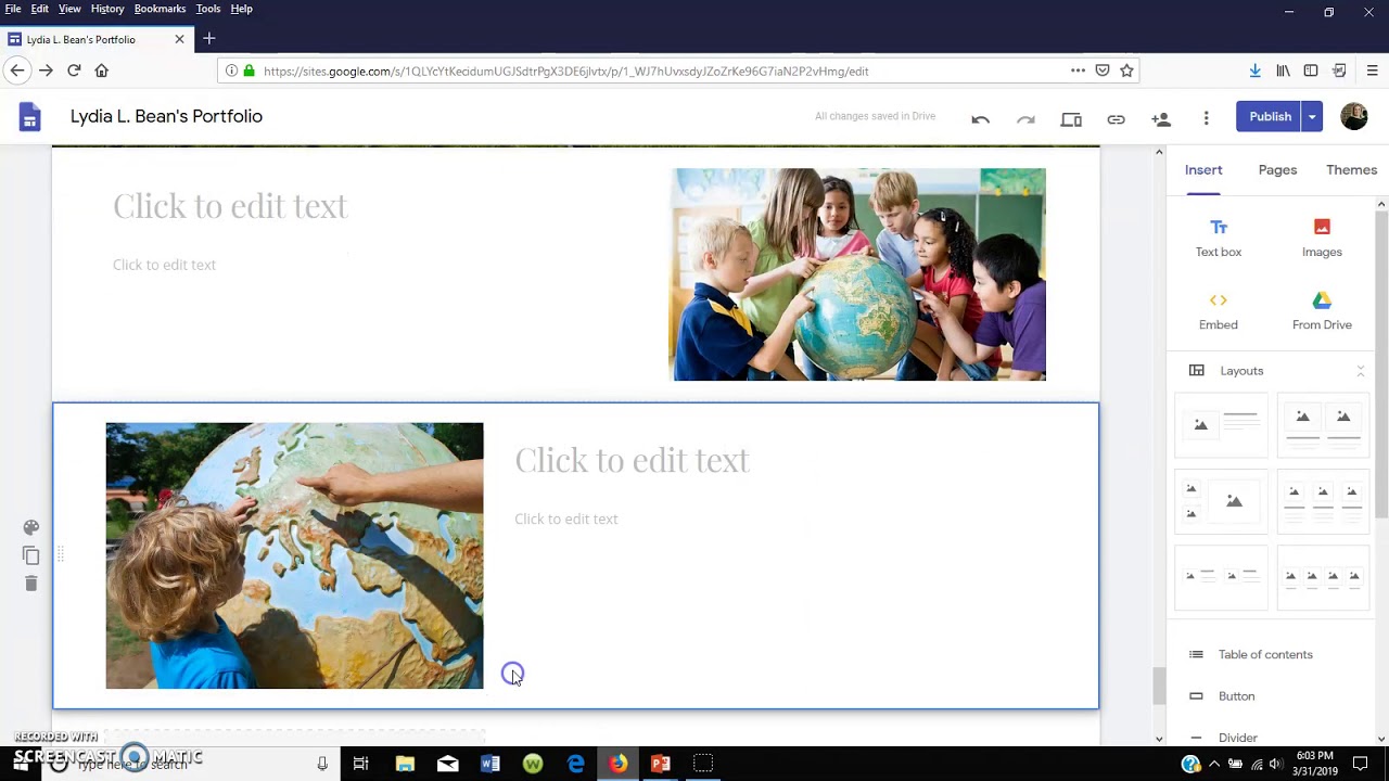 E-Portfolio: How to Add an Image or Video