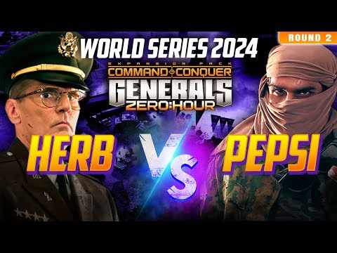 C&C Generals Zero Hour World Series 2024 | HerB vs Pepsi | Round 2