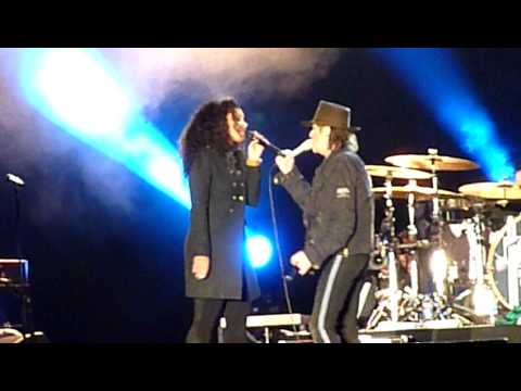 Udo Lindenberg - Ansage in Jena und Hinterm Horizont mit Nathalie Dorra