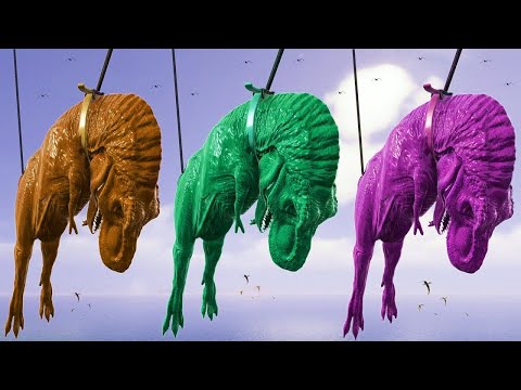 Dinosaurs Breakout Color Pack T-Rex VS Venom Carnotaurus Dinosaurs Fighting Jurassic World Evolution