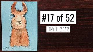 How to Paint a Llama in Watercolor | Beginner Llama Watercolor Tutorial