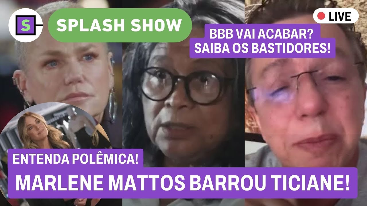 🔴É O FIM DO BBB? Saiba bastidores SEM BONINHO! Marlene Mattos x Ticiane! IGNOROU XUXA? l AO VIVO