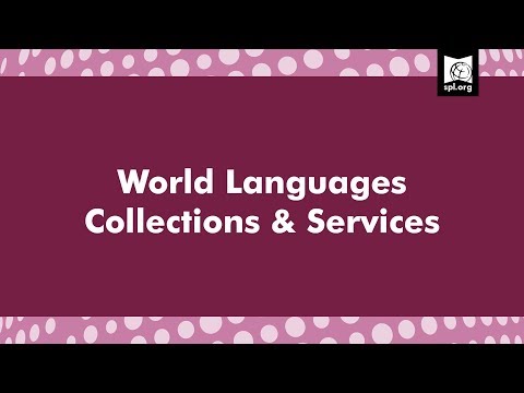 World Languages Collections & Services