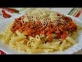 Макароны по-испански с соусом Болоньезе - Pasta con Salsa Boloñesa! 