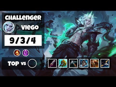 Viego vs Dr. Mundo KOREAN Challenger TOP (9/3/4) - v11.14