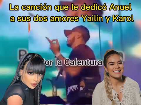 Anuel le dedica una canción a sus dos amores Yailin y Karol