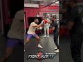 Jaron Ennis fires SWFIT combos; shows off INSANE speed & defence!