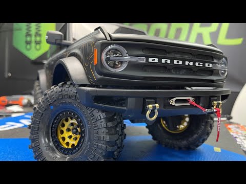 TRAXXAS TRX4 BRONCO RTR: PRO SCALE Winch with custom location, and new VANQUISH Wheels and Tires