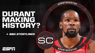 Kevin Durant continues to CLIMB the all-time scoring list 📈 | SportsCenter