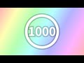 1000 Seconds Timer Countdown Circle Gradation