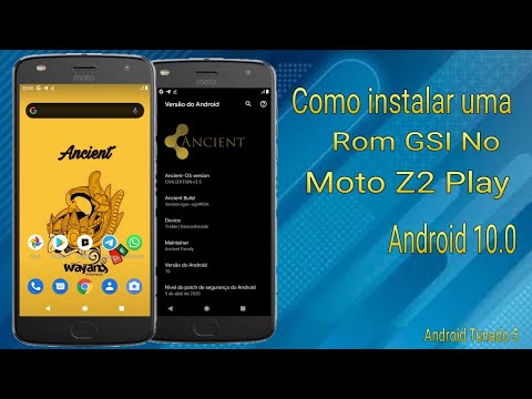 How to install a GSI Rom on Moto Z2 Play Android 10
