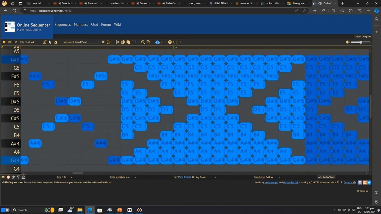 [NUT MIDI] Noise Challenges of 2024 (Online Sequencer 2017-2024 Updated!) (Almost Goodbye...)
