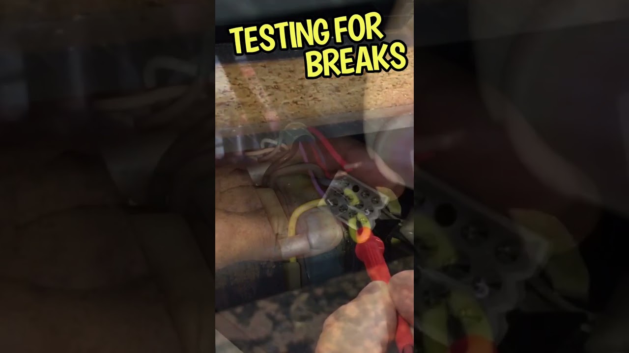 HOW TO TEST A BREAK IN HARNESS WIRE. Full video on my channel. #shorts #youtubeshorts