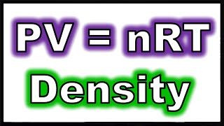 Applications of the Ideal Gas Law:  Density of a Gas