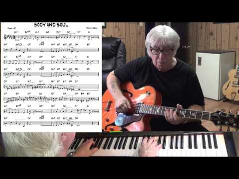 BODY AND SOUL - Jazz guitar & piano cover ( Johnny Green )