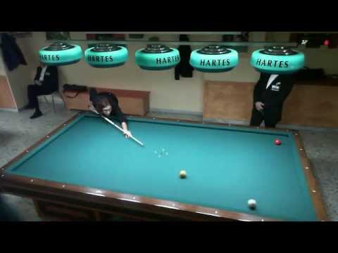 Benucci vs Perrusio Gara Femminile CSB Martino's Billiards Latina - 30 Nov 2014