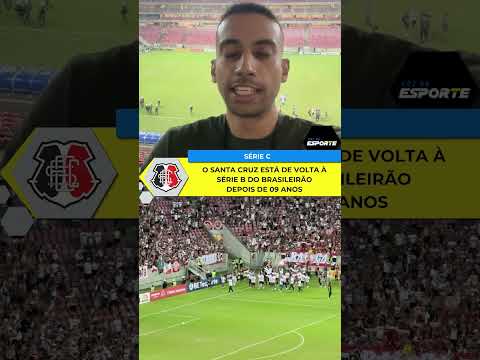 SANTA CRUZ EMPATA COM O MARINGÁ E GARANTE RETORNO À SÉRIE B! 🗣🏆⚫️⚪️🔴