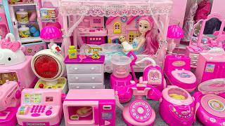 Download lagu 18 Minutes Satisfying with Unboxing Barbie Princess Pink Kitchen,Rock Bed Play Set Review Toys｜ASMR mp3