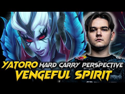 Yatoro Vengeful Spirit The Hard Carry MVP and DOUBLE Rampage Crazy !!! New Patch 7.36C #yatoro