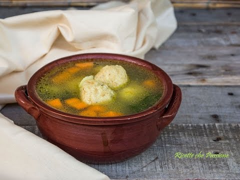 Polpette di pane con zuppa di verdure - Ricette che Passione
