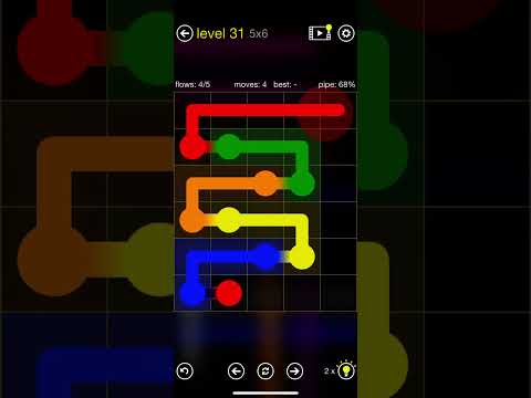 Flow Free - Links - Loop Pack - Level 31 (5x6) - YouTube