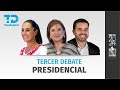 Tercer Debate Presidencial 2024 en México  #debatepresidencial2024