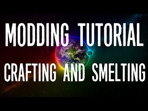 CJMinecraft - Minecraft Modding Tutorial | Crafting And Smelting (1.8.9)