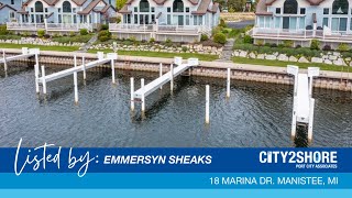 18 Marina Dr. Manistee, MI (DOCK FOR SALE!)