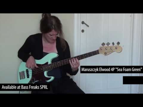 Maruszczyk Elwood 4P 'Seafoam Green' Live Demo - BassFreaks.net