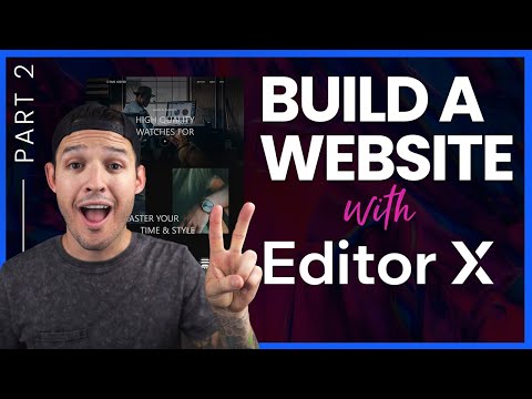 How to Build a Website with Editor X | Part 2 Responsive Animations
