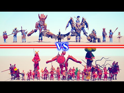 NEW TRIBAL Team vs SECRET Team - Totally Accurate Battle Simulator TABS